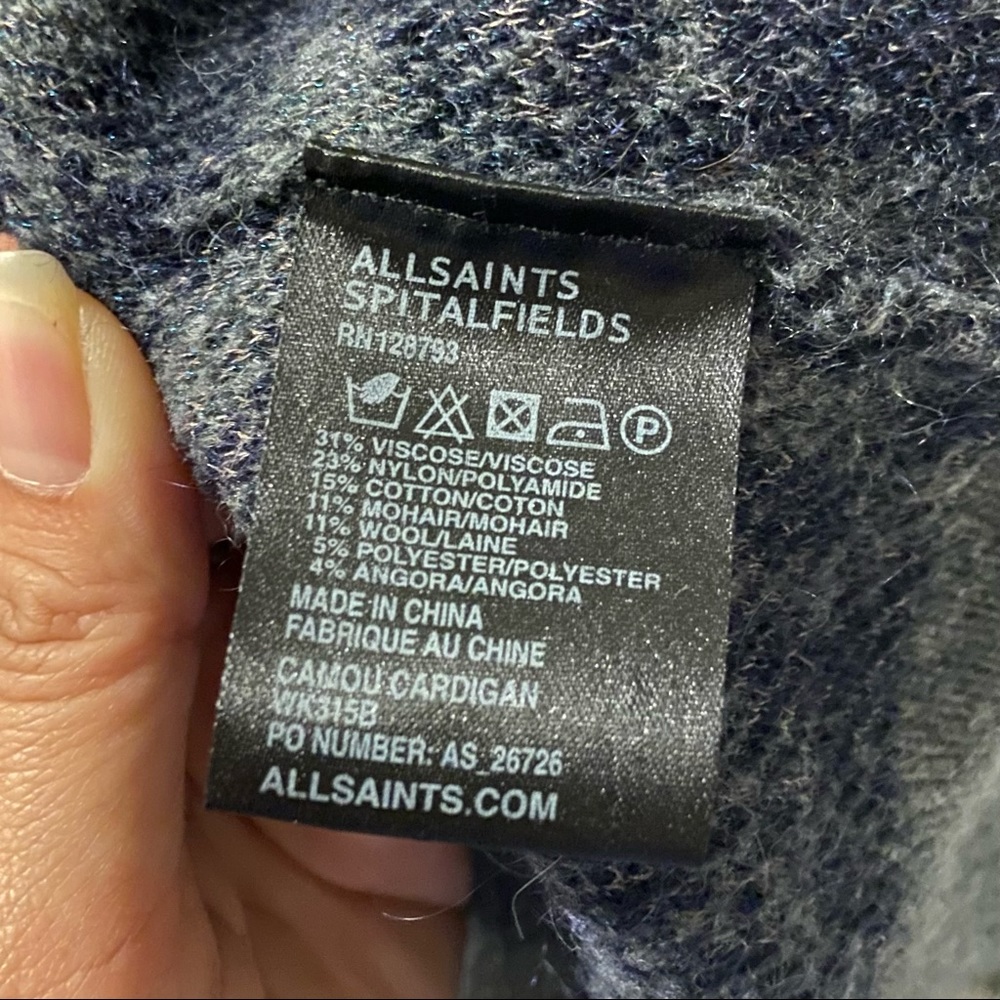 All Saints Camo Cardigan - Picture 4 of 7